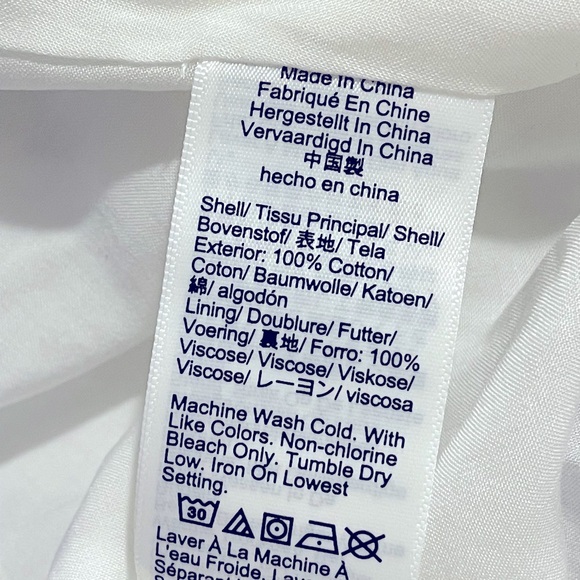 J.Crew NWOT Liberty fabric 💯 percent cotton w/pockets & adjustable straps sz16 - Picture 9 of 10